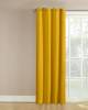 Eyelet curtains in plain velvet polyester fabric for window and door
