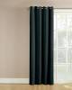 Brown velvet fabric of readymade curtain in plain design